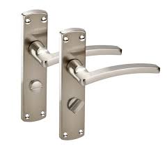 Maybe you would like to learn more about one of these? Bathroom Door Handles On Backplate With Right Hand Thumb Turn Handle King Uk