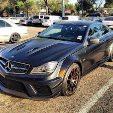 Mercedes Benz C63 Amg Black Series Matte Black Getting Ready For A Full Wrap With Xpe Mercedes Benz C63 Amg Black Series C63 Amg Black Series Mercedes Benz C63