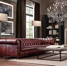 This two tone sectional sofa has both brown and grey volumes in its make up so the 25 super masculine living room designs chesterfield living room. Cambridge Leather Sofa Chesterfield Sofa Living Room Chesterfield Living Room Leather Sofa Living Room