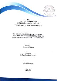 T.C. ERCİYES ÜNİVERSİTESİ REKTÖRLÜĞÜ Veteriner Fakültesi Dekanlığı Temel  Bilimler Bölüm Başkanlığı Sayı :