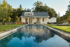 Go rustic with a farmhouse style pool. Napa Valley Residence Farmhouse Pool San Francisco By Moller Architecture Inc Houzz
