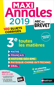 Le brevet 2019 est organisé suivant les mêmes modalités qu'en 2018. Maxi Annales 2019 Abc Du Brevet Toutes Les Matieres 100 Sujets Corriges Amazon De Feugere Carole Mora Gilles Coppens Nicolas Doerler Olivier Collectif Fremdsprachige Bucher