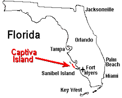 Florida Map Captiva Island And Sanibel Are Near Ft Myers