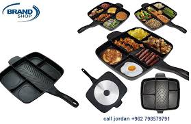 Come and select for your happy life. Magic Pan With Dividers Non Stick Magic Pan With Dividers 5 In 1 Magic Pan Innovative Cookware Cooking Meat Aluminium Design