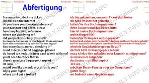 Abfertigung Check In I 39 Ve Come To Collect My Abfertigung Checkin Collect Fly I39ve Learn German German Language Learning German Phrases