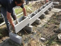 Murs Armes Etape Par Etape Beton De La Lomme Mur Banche Mur De Soutenement Mur En Parpaing