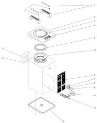 Here is a picture gallery about bunn coffee maker parts diagram complete with the description of the image, please find the image you need. Bunn Soft Heat Server 1 5 Parts Diagram Parts Town