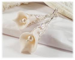 Small Calla Lily Earrings