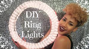 How To Two Cheap Easy Diy Ring Lights Under 25 Youtube