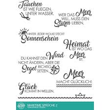 Stempel Scheune Stempelset Ssc021 Maritime Sprüche 2 Meer Tauchen