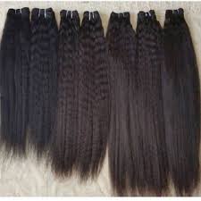 Coarse kinky straight hair is perfect for many styles and can be worn in its natural Irhe Kinky Straight Virgin Hair For Personal Plastic Packaging Rs 3400 Pack Id 19242460733