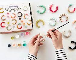 Etsy X Mastercard Sweepstakes A Win Win Embroidery Kits Beadwork Kit Diy Jewelry Kit