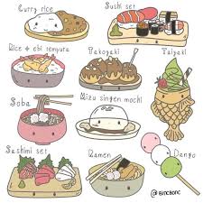 1 Set Of Kawaii Food Clipart Japanese Food Dessert Junk Etsy Japanese Food Art Cute Food Art Cute Food Drawings