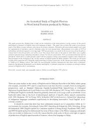 We help you understand the word masa in english. Pdf An Acoustical Study Of English Plosives In Word Initial Position Produced By Malays