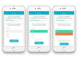 E Learning App Iii Quiz Design Elearning Web Design Projects