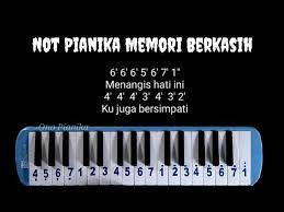 Not Pianika Memori Berkasih Youtube