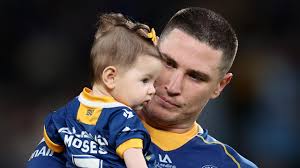 NRL 2023: Eels halfback Mitchell Moses roasted over nappy reveal, 'can't do  it', baby Aspyn