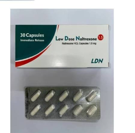 LDN Low Dose Naltrexone Capsules, 1.5 mg / 3 mg / 4.5 mg,, Packaging Size: 10 at ₹ 110/stripe in Nagpur