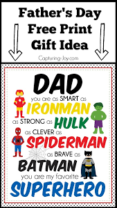We're talking about father's day. Superhero Father S Day Print Father S Day Gift Idea From Kristen Duke