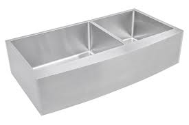 ariel 42 inch 60/40 offset double bowl