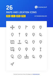 Download Maps And Location Icon Pack Available In Svg Png Eps Ai Icon Fonts Location Icon Icon Pack Icon