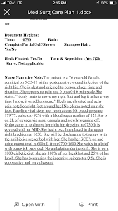 Example Nurse Narrative Note Nursing Notes Examples Home Health Nurse Charting For Nurses
