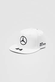 Drivers Cap Hamilton Flat 2020 White Racing Fashion