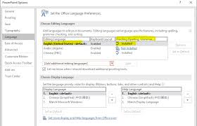 Powerpoint 2016 Spelling Language Automatically Change To Wrong Language