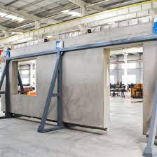 The basic work flow for concrete extrusion of slabs for wall panels is as follows: China Concrete Slab Making Machine Wall Panel Tilting Table China Precast Concrete Tilting Table Mould Concrete Tilting Table Mould