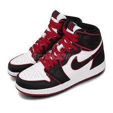 Air Jordan 1 Retro High Og Gs Red Black White Sponsored Ebay Nike Air Jordan 1 Retro High Og Gs Bloodline Black Red Women Kid Aj1 575441 062 Air Jordans Unisex Shoes Jordan 1 Retro High