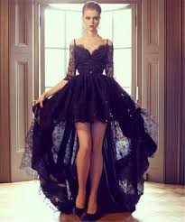 150 Dress Available On Dhgate Com Asymmetrical Prom Dress Black Lace Prom Dress Lace Evening Dresses