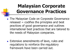 Implementation of the malaysian code of corporate governance which identified best practices for corporate governance. Ppt Corporate Governance Programme And Auditor Independence Some Evidence From Malaysia Powerpoint Presentation Id 3636893