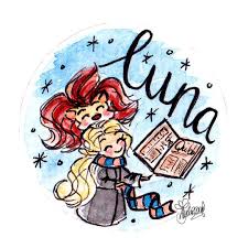 Today S Prompt For Hplettering Is Luna Lovegood I M Cheating With Little Doodle As I Already Showed This But Now Y Little Doodles Harry Potter Decor Doodles