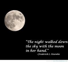 Black And White Sky Quotes The Night Walked Down The Sky With The Moon In Her Hand Moon Quotes Night Sky Quotes Full Moon Quotes