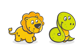 Une fois que vous pouvez faire il y a différents moyens de créer un dessin d'ananas mignon. Ensemble De Dessin Anime Mignon Bebe Lion Et Serpent 1393677 Telecharger Vectoriel Gratuit Clipart Graphique Vecteur Dessins Et Pictogramme Gratuit