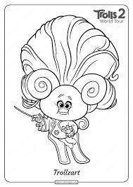 Including printable trolls activity pages and coloring pages. Free Printable Trolls 2 Trollzart Pdf Coloring Page Coloring Pages Paw Patrol Coloring Z Arts