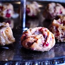 The cake is just stunning, really, no words. Mini Cranberry Bundt Cakes With Lemon Glaze Of Batter And Dough