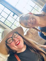 Cotswold flowers with my sister