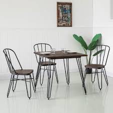 We offer the option to place a 50% deposit on your purchase with the remaining balance due at project completion. Glitzhome Farmhouse Industrial Elm Wood Top Steel Dining Table