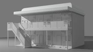 Apartments architecture and design in japan. Small Japanese Apartment Building Model 3d Cgtrader