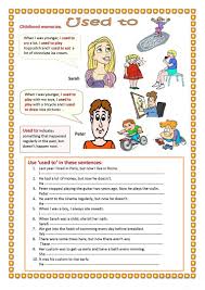 Used To Would Be Used To Get Used To Exercises Pdf Used To Teaching English Grammar Teaching English Learn English