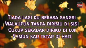 Ada 20 gudang lagu tajul sedalam dalam rindu lirik terbaru, klik salah satu untuk download lagu mudah dan cepat. Sedalam Dalam Rindu Instrumental With Lyrics Youtube