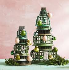 Tabletop wooden decorated tree christmas trees. 48 Best Small Christmas Trees Ideas For Decorating Mini Trees