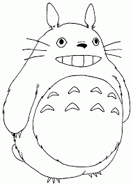 Totoro Colouring Totoro Drawing Totoro My Neighbor Totoro