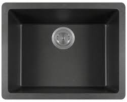 808 black single bowl quartz granite sink