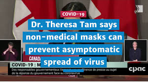 Dr. Theresa Tam says non-medical masks can prevent asymptomatic ...