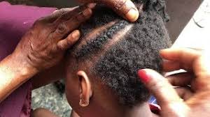 The greatness and uniqueness of the kinky african hair can never go here are some simple natural hairstyles for kids that you should definitely try on your kid's hair thick, short, three strand box braids always look good on kids. Master Gripping The Root Cornrows Short Hair Kids Hairstyle Youtube