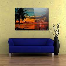 Colours will not fade for many years. Acrylic Wall Art Glossy Lobby Display Contemporary Corporate Graphics Interior Decoration Chicago