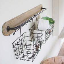 These wall baskets are perfect for herbs or oil and vinegar. Pin On Kids