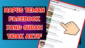 Cari nama akun fb teman yang ingin kamu hapus dari daftar pertemanan tersebut. Cara Menghapus Teman Fb Yang Sudah Tidak Aktif Youtube